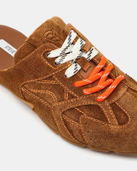 AZIEL MULE CHESTNUT SUEDE