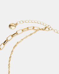 WATCH PENDANT NECKLACE GOLD