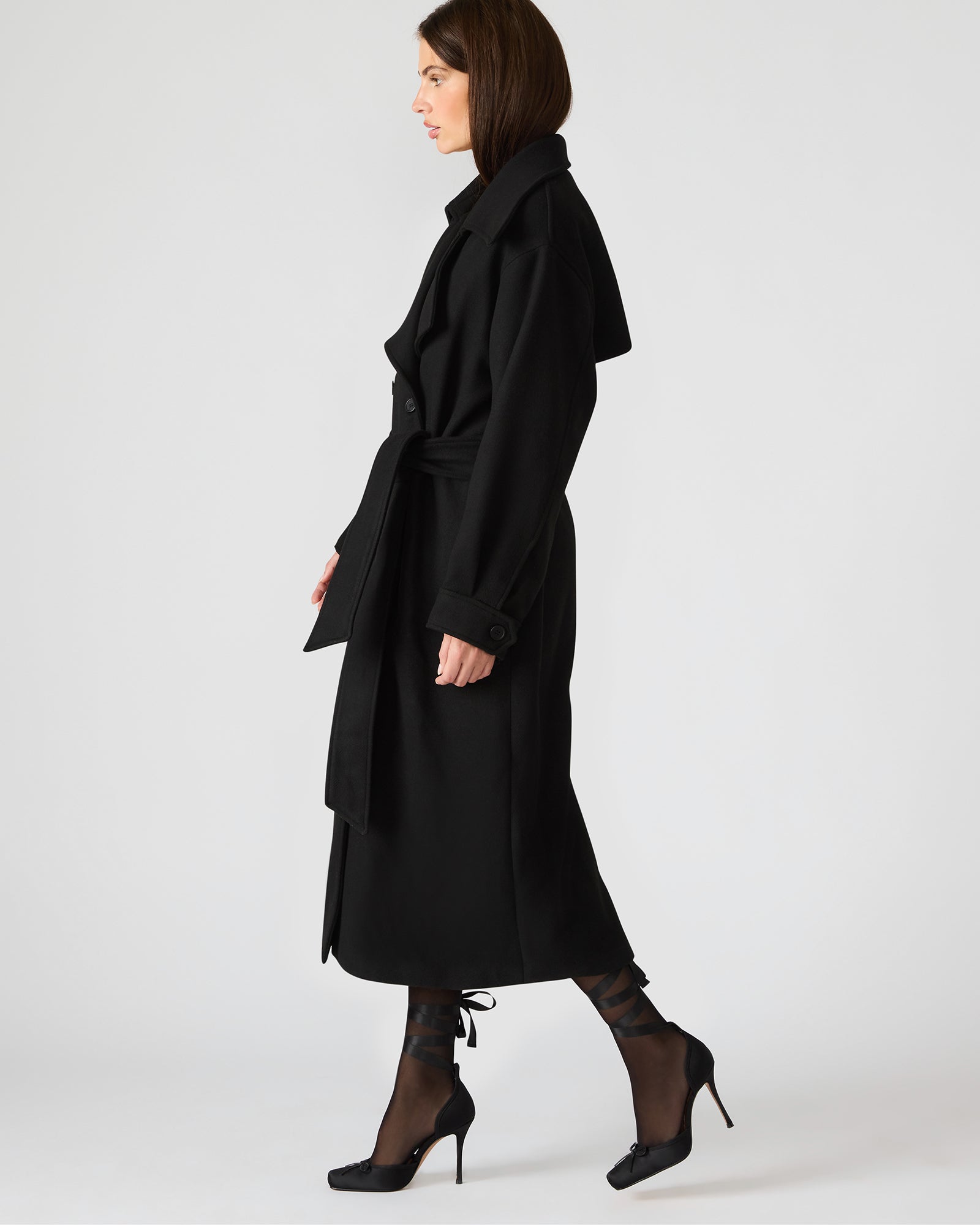 ENORA COAT BLACK
