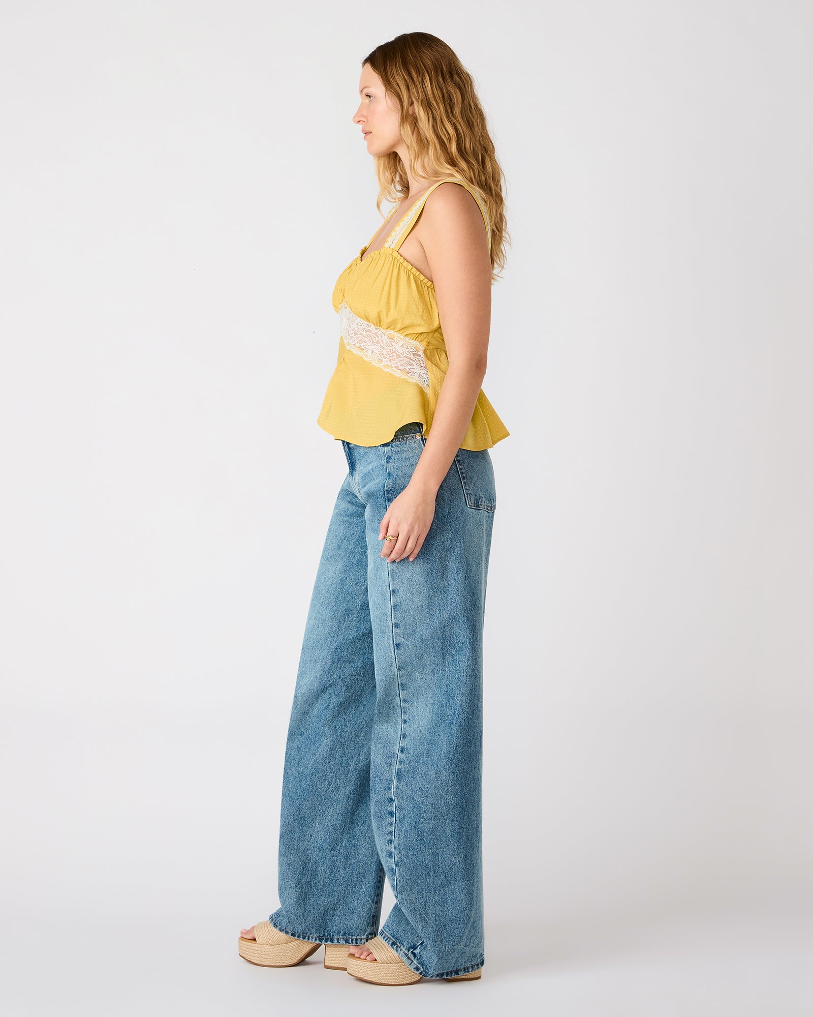 CINTHIA TOP GOLDEN LIME
