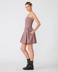 PAULINNA DRESS BLUSH PLAID