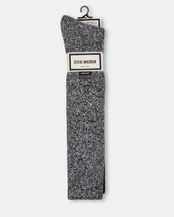 FALL 2 PACK MARLED KNEE HIGH SOCKS BLACK