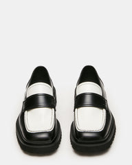 VINCENZO BLACK/WHITE LEATHER