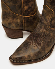 ALBANY BROWN DISTRESSED