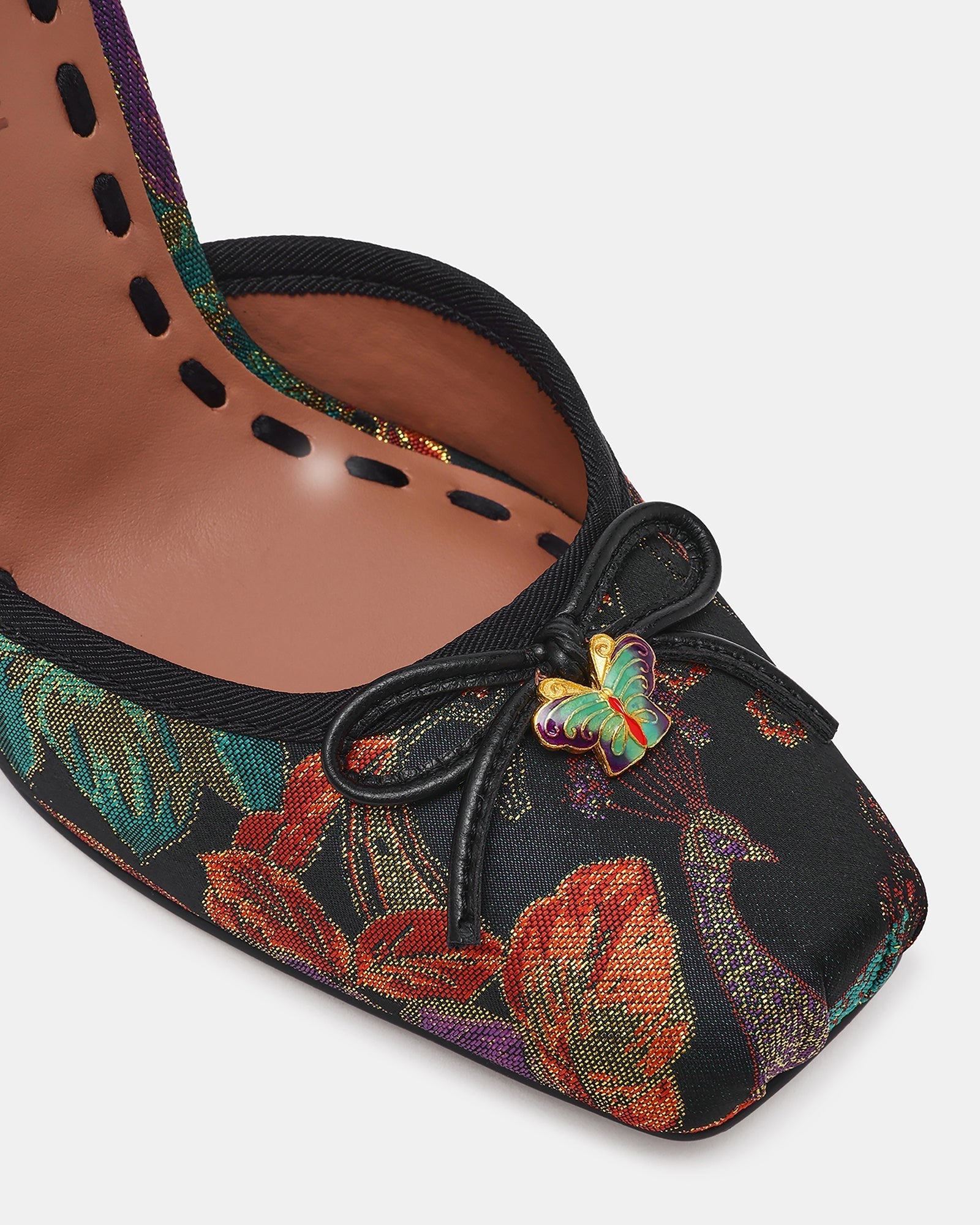 LARINA BLACK MULTI BROCADE